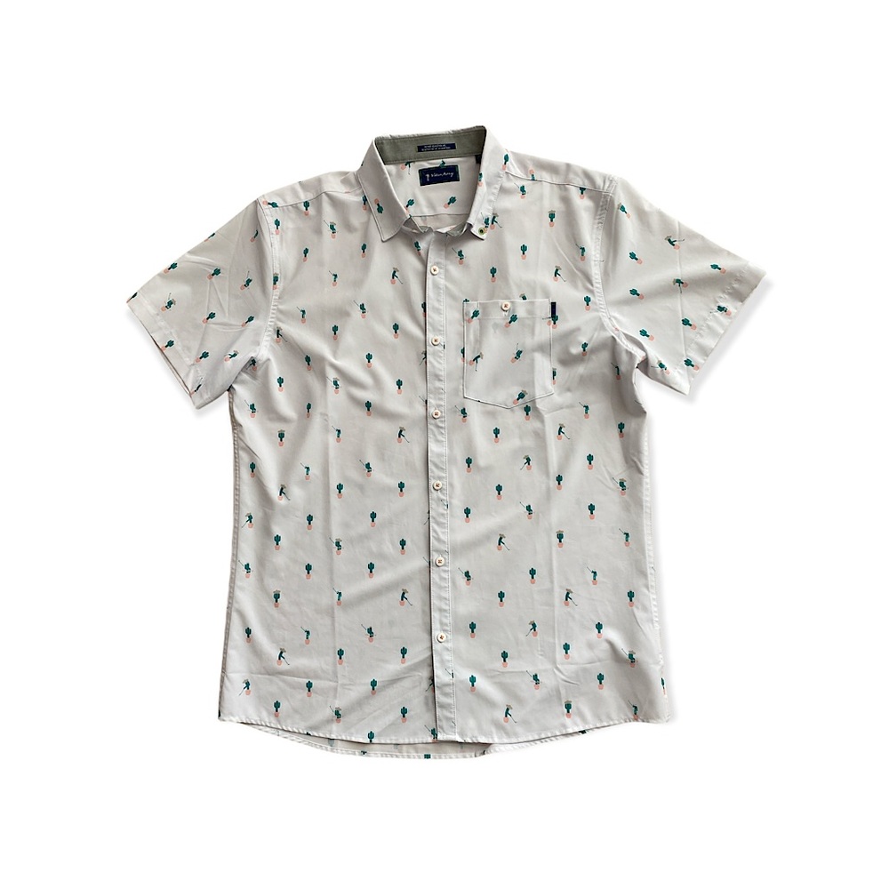 William Murray Button Down Golf Shirt Sz- Large